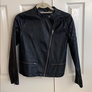 GapKids Faux Leather Moto Jacket